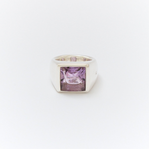 Amethyst Signet Ring