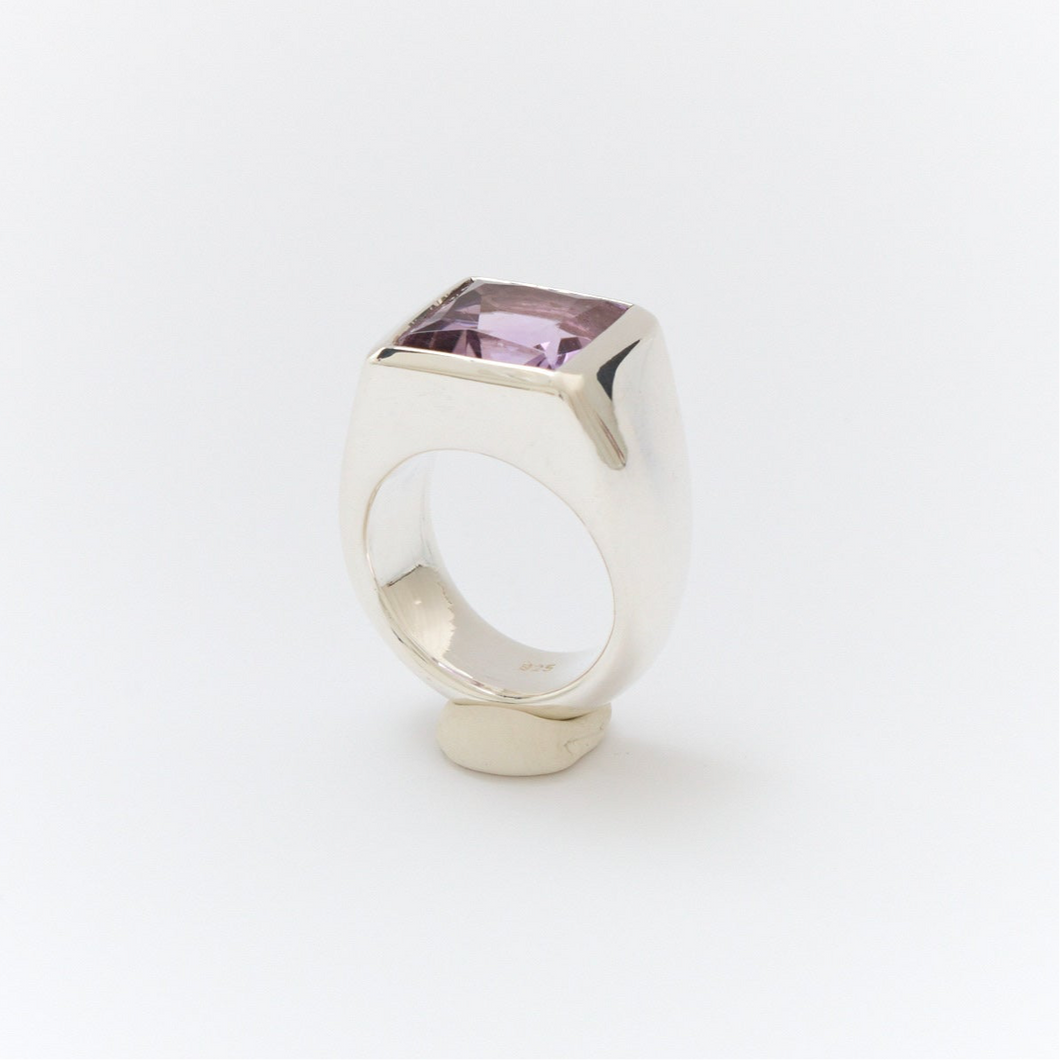 Amethyst Signet Ring