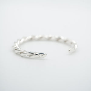 Twisted Silver Bracelet