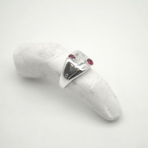 Structure Ruby Ring
