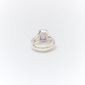 Chunky Amethyst Ring