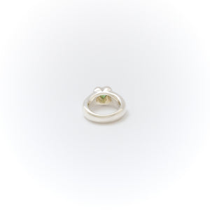 Peridot Heart Ring