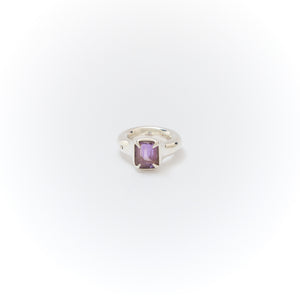 Chunky Amethyst Ring