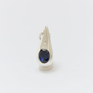 Teardrop Sapphire Pendant