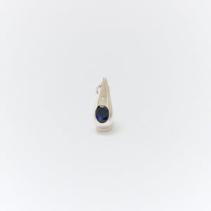 Teardrop Sapphire Pendant