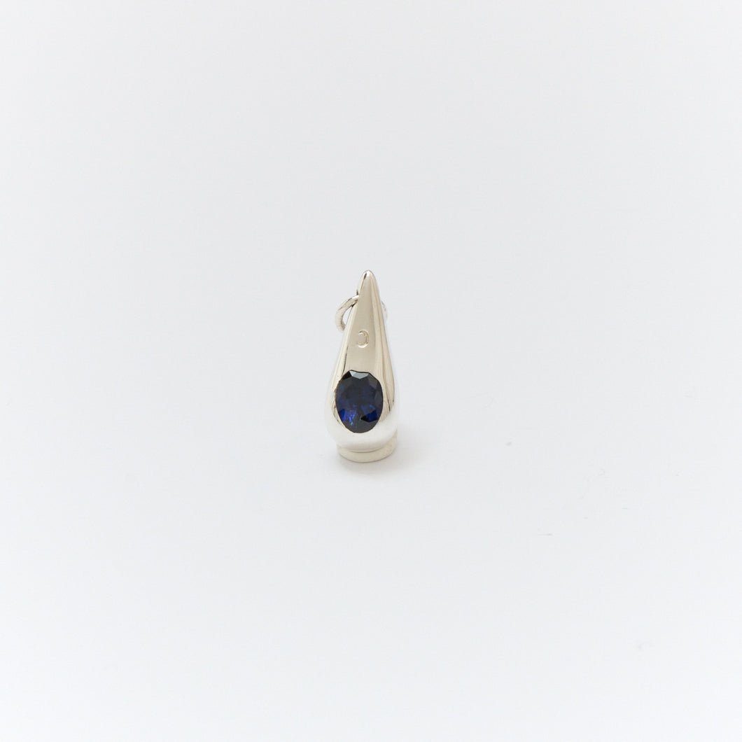 Teardrop Sapphire Pendant